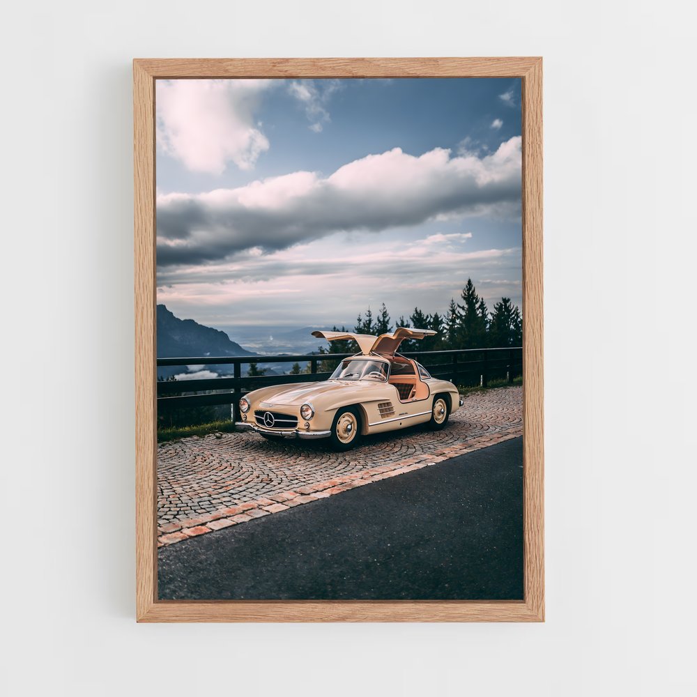 Poster Route Élégante – affiche Mercedes (vue 4)